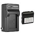 Kastar 1-Pack Battery and AC Wall Charger Compatible with Sharp VL-E660, VL-E660S, VL-E660U, VL-E665U, VL-E680, VL-E680H, VL-E680S, VL-E680U