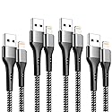 iPhone Charger 4Pack 7inch, [Apple MFi Certified] Short Lightning Cable 7inch, iPhone Charging Cord Fast Charging Cable for iPhone 13 12 Pro Max Mini…