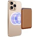 Homstect Compatible with MagSafe Wallet, Magnetic Phone Wallet 3 Cards Holder, 23 Magnets, Credit Card RFID Blocking, Slim Leather, Magnetic Wallets