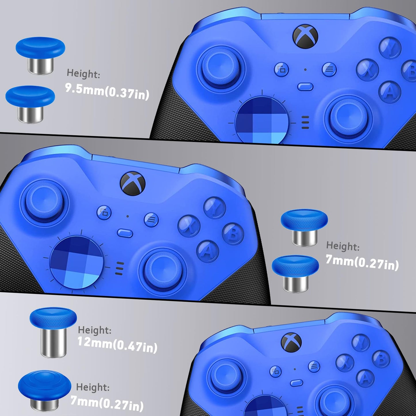 Component Pack for Xbox Elite Wireless Controller Series 2,Includes 1 Carrying Case 1 Controller power cord 1 Dock, 4 Paddles, 2 DPads,6