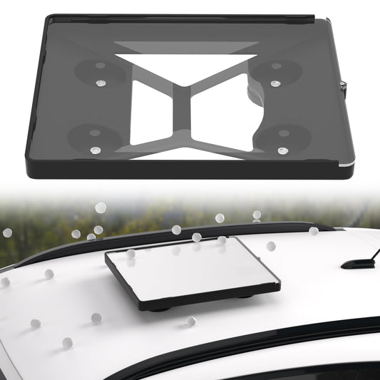 CRTHHGL Starlink Mini Mount,Flat Starlink Mini Magnet Car Shield Mount with Protective Cover,for/Car/Rvs/Metal Surface,Black