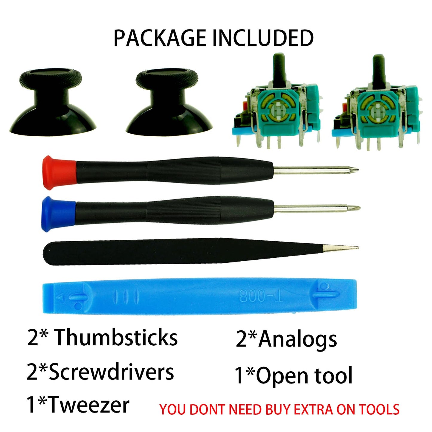 CTHTBZ 2PCS Genuine Replacement 3D Analog Joystick Thumb Sticks for Xbox One, Repair Kit Stick Drift Joystick Analog Sensor Module for Xbox One Series