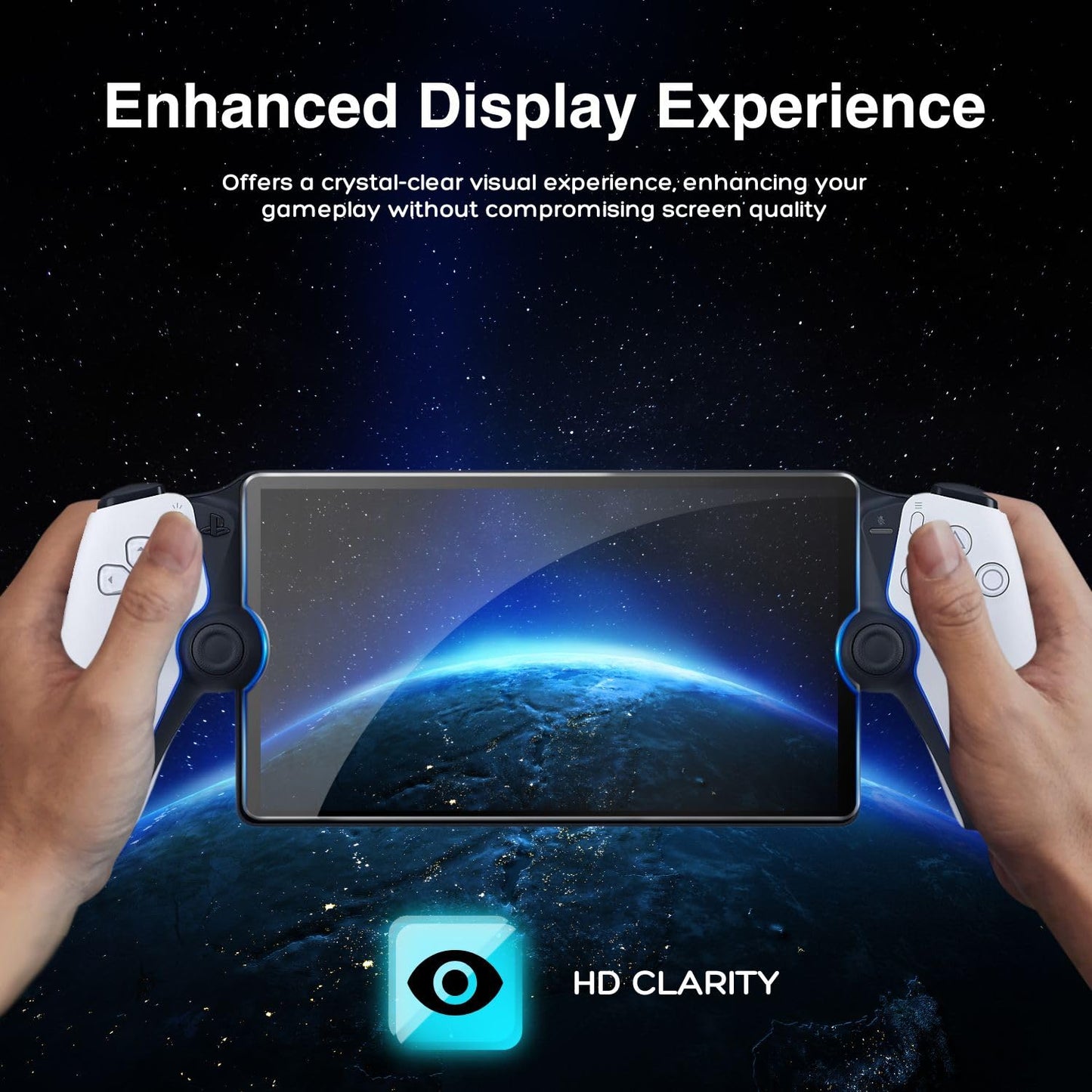 TNP 2-Pack Tempered Glass Screen Protector for PS Portal - 8 inch Transparent Clear Screen Protector for PlayStation Portal Remote Player 2023