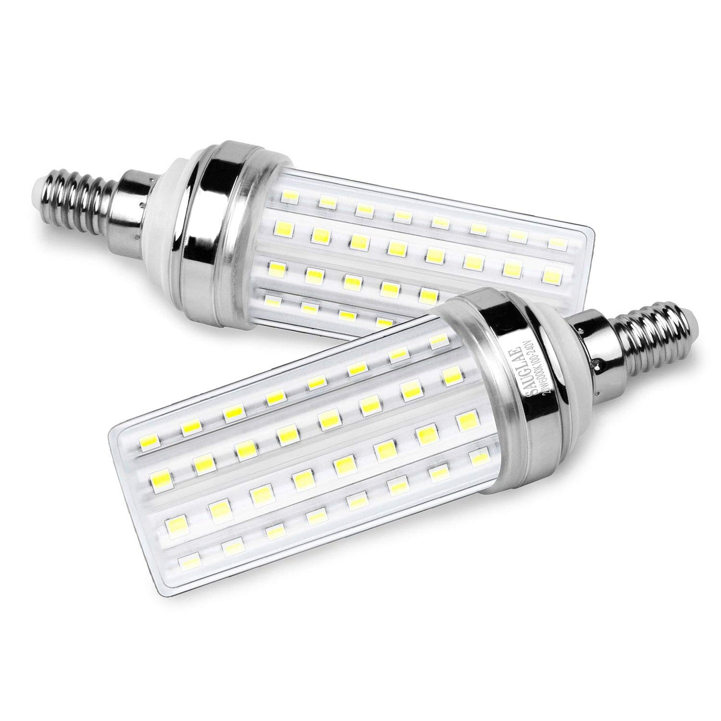 SAUGLAE 20W LED Corn Bulbs, 150W Incandescent Bulbs Equivalent, 6000K Daylight White, Non-Dimmable, 2000Lm, E12 Small Edison Screw Light Bulbs, 3-Pack