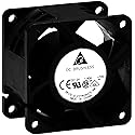 Delta Electronics AFB1212SHE 120x120x38mm Cooling Fan, 151.85 CFM, 58 dBA, 3700 RPM, 1.06 AMP, PWM 4-pin connector