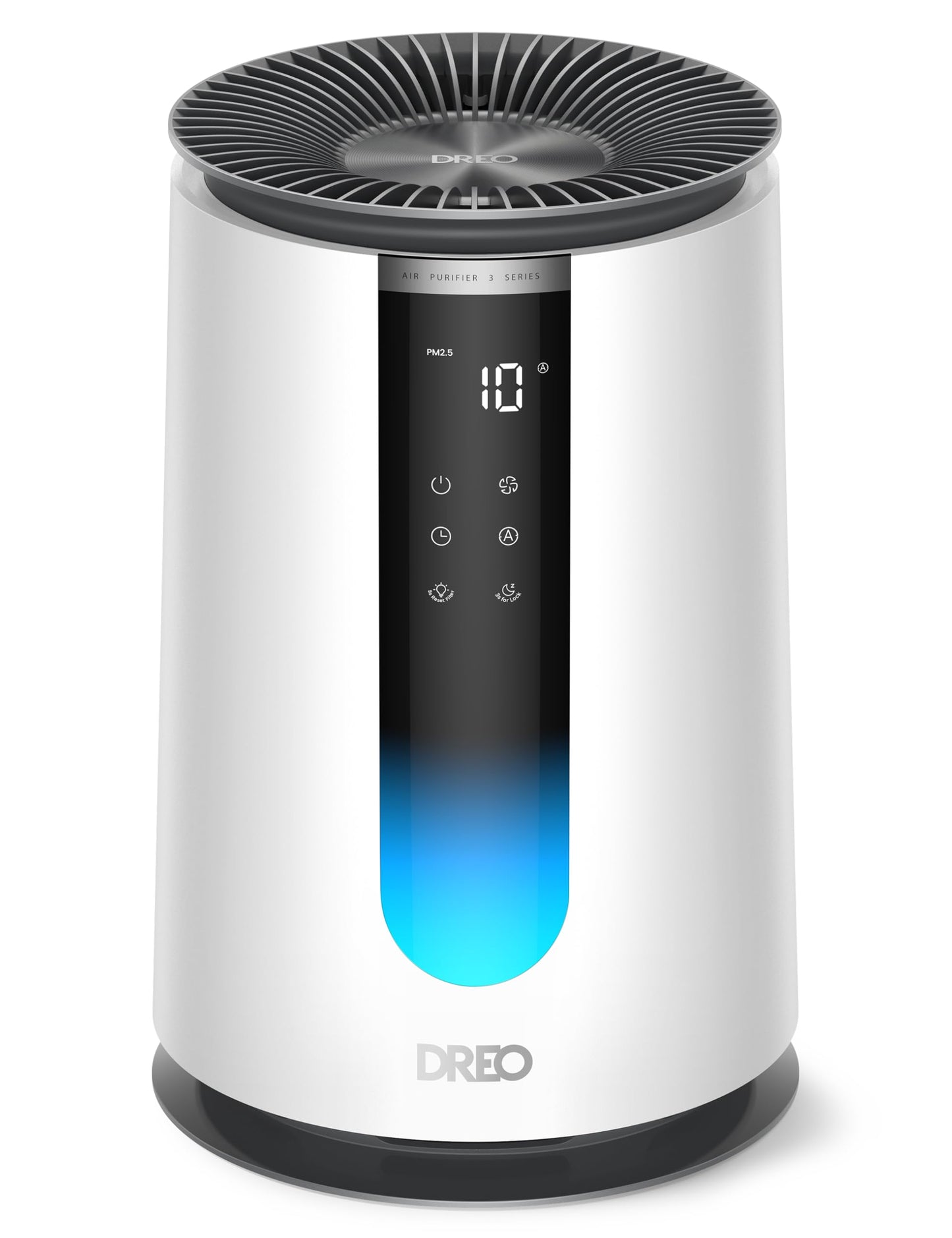 DREO Air Purifier 338 for Home, AHAM Verified HEPA Air Cleaner for Bedrooms Up to 1176 Sq Ft, Smart Cleaner for Pets, Smoke & Odors, PM2.5 Monitor