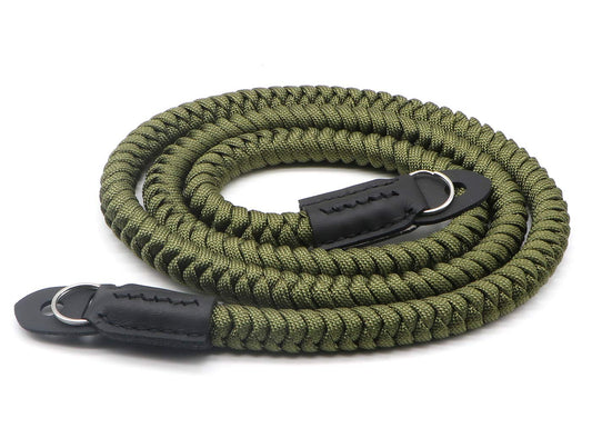 HITHUT Paracord Woven Camera Neck Shoulder Strap Belt Hand Compatible with Canon Nikon Sony Olympus Pentax Fujifilm Panasonic SLR DSLR Digital