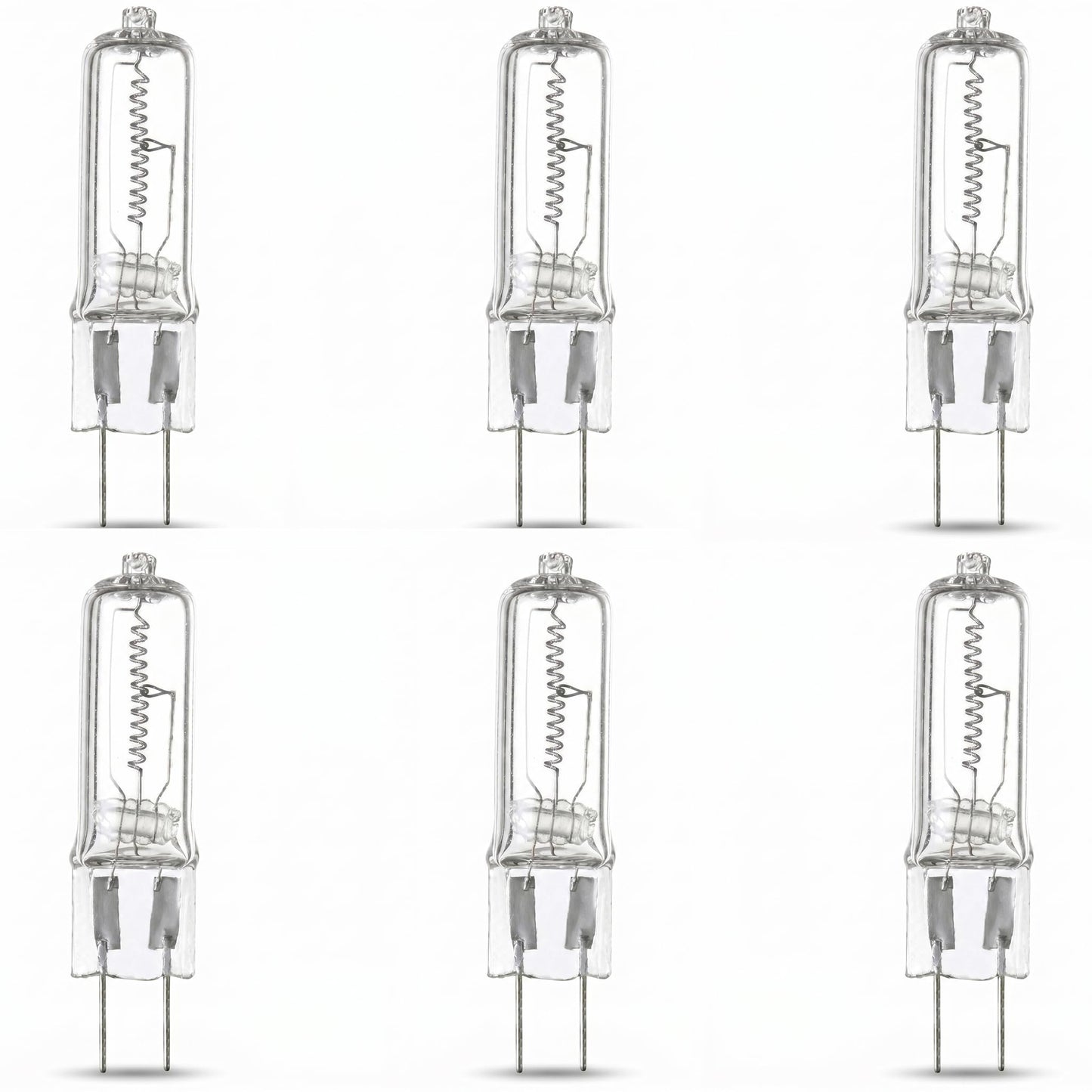 Egyrsik G8 T4 Halogen Bulb 100W 120V, Bi-Pin Base, Dimmable, 6-Pack