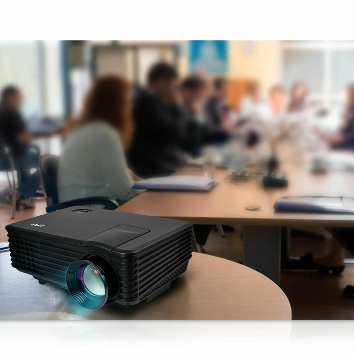 Pyle Portable Video-Projector Full HD with Remote - Home Theater-Projector Tv Digital Movie-Projector - 1080p Support 80" Led-LCD-Display USB/HDMI