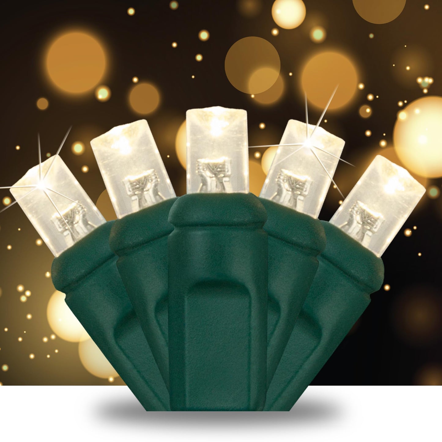 SoftTwinkle Slow Twinkling Christmas Lights, Soft Twinkle String Lights Pulsing Christmas Lights (70 Lights, 23.7 Ft, Warm White)