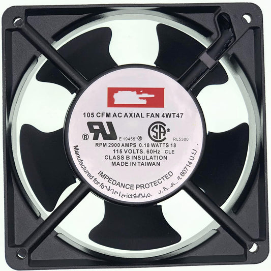 for 4WT47 AXIAL Fan 115V-AC 105CFM Cooling Fan D506793,120mm Cabinet Welding Cooling Fan, Square ac axial Fan