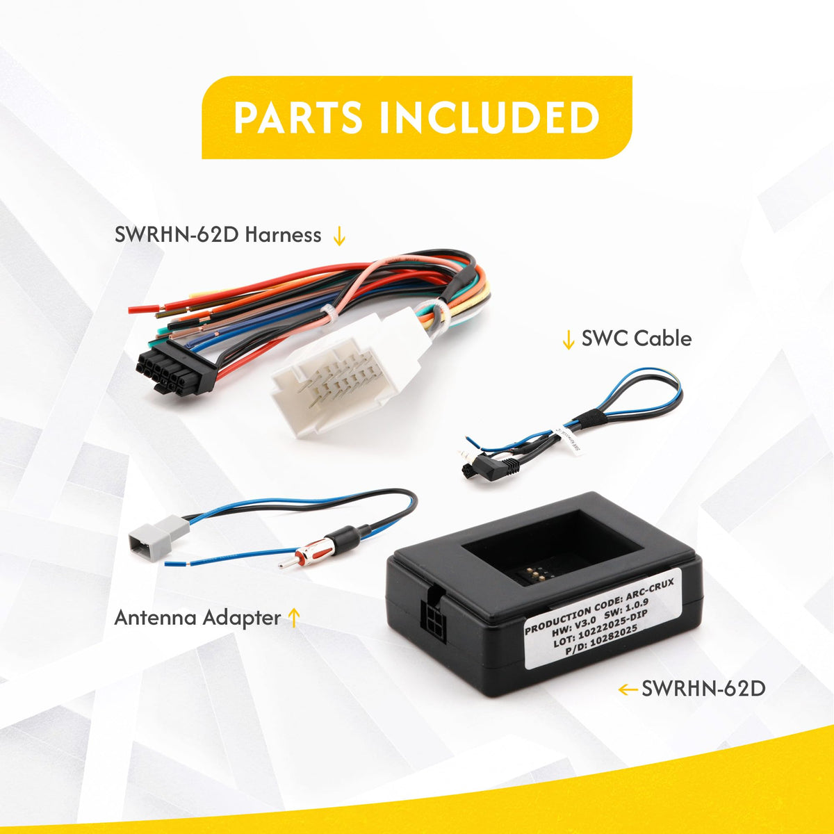 Crux SWRHN-62D Radio Replacement Accessories