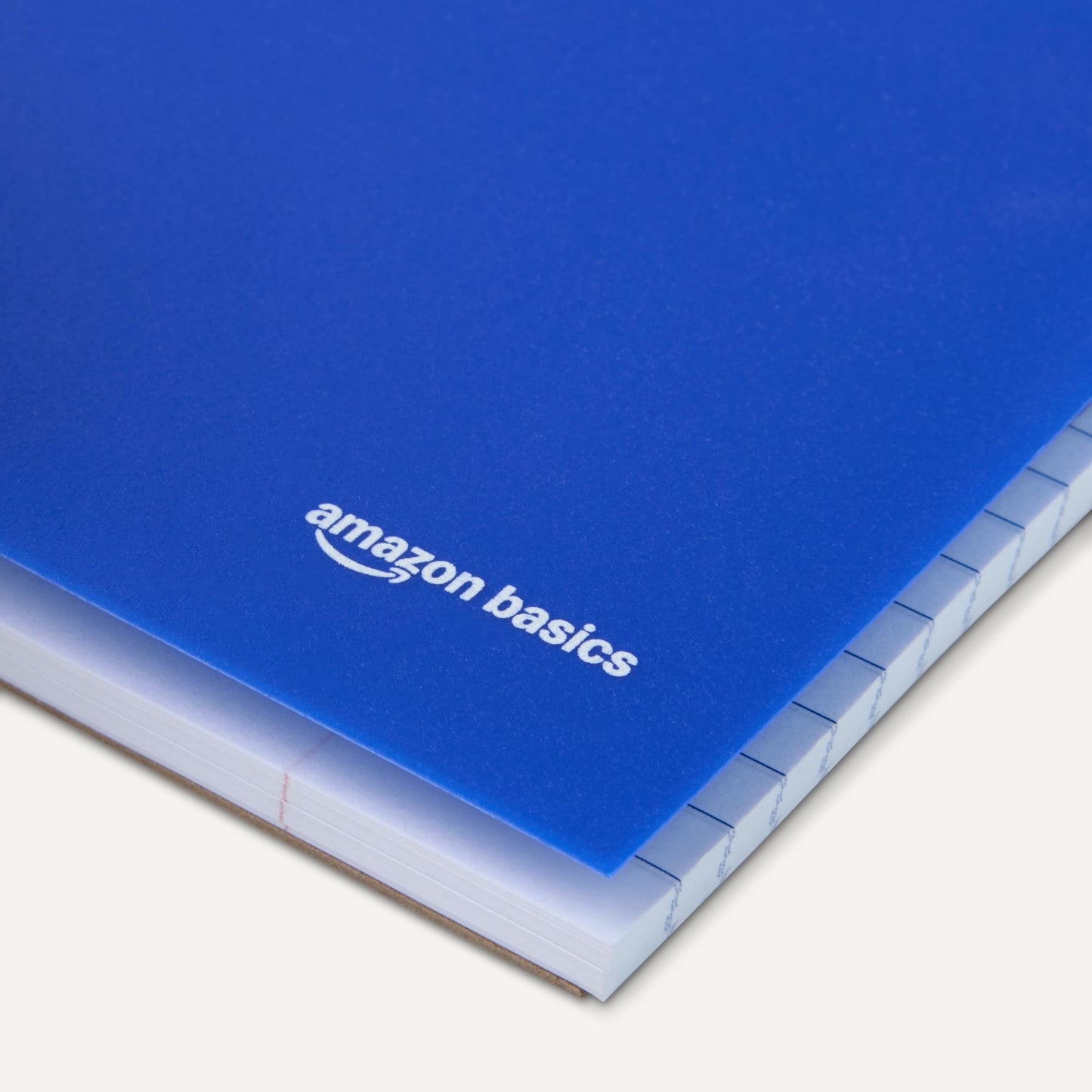 Amazon Basics 1 Subject College Ruled Spiral Notebook, Poly Cover,100 Sheets, 9" x 11", Assorted Primary Colors, 3 pack