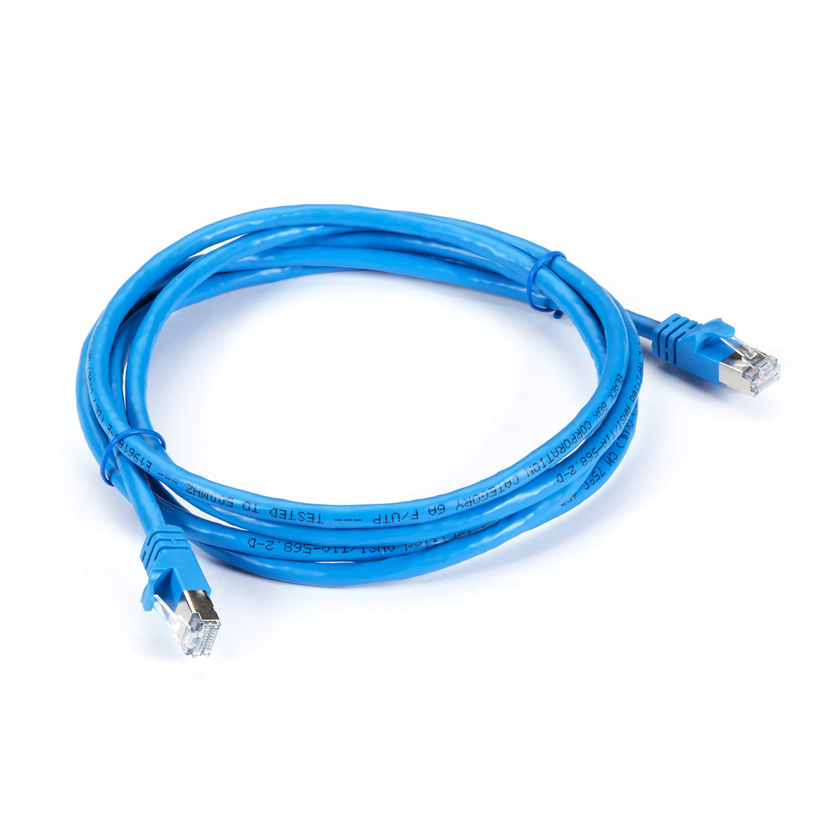 Cat6A 500-Mhz Stranded Ethernet Patch Cable - Shielded (F/Utp), Cm Pvc, Slimline