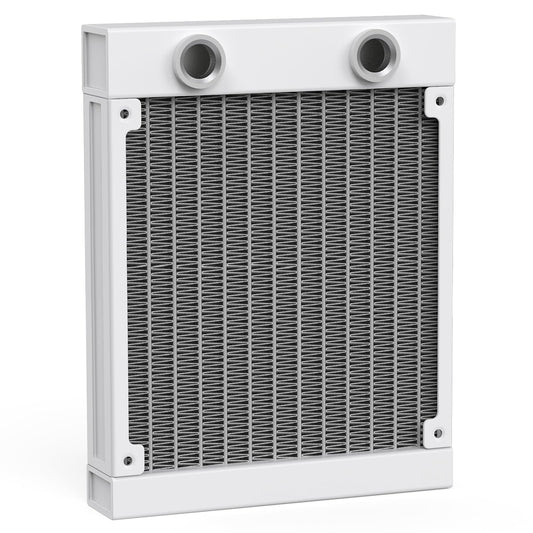 CLYXGS Water Cooling Radiator, 12 Pipe G1/4 Thread Heat Row Radiator 12 Pipe Aluminum Heat Exchanger Radiator for PC CPU Computer Water Cool System