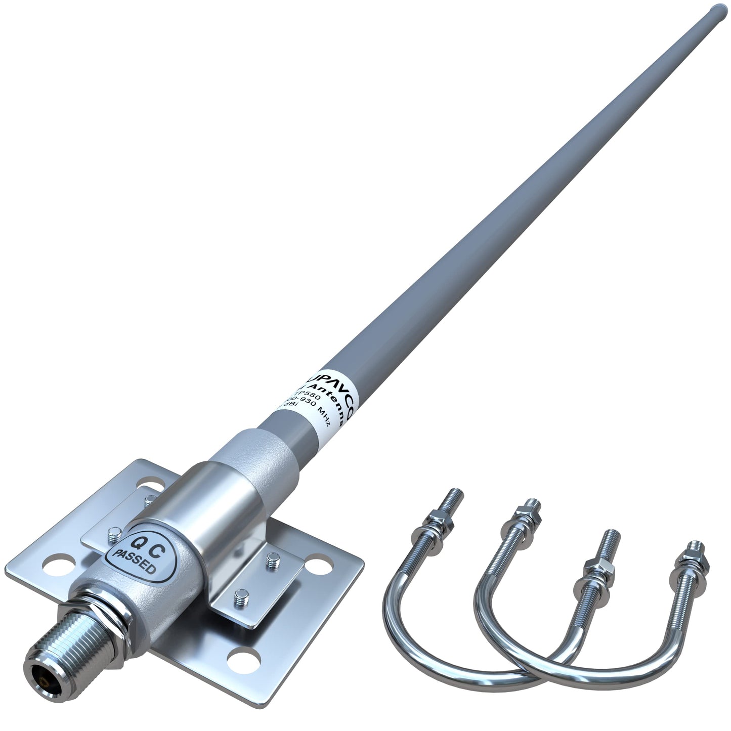 LoRa Antenna - 915MHz 9dBi Omni Directional (900-930MHz) Outdoor 52in (4' 4") Long-Range External High-Gain for Hotspot HNT Mining/Miner - Pole Mast