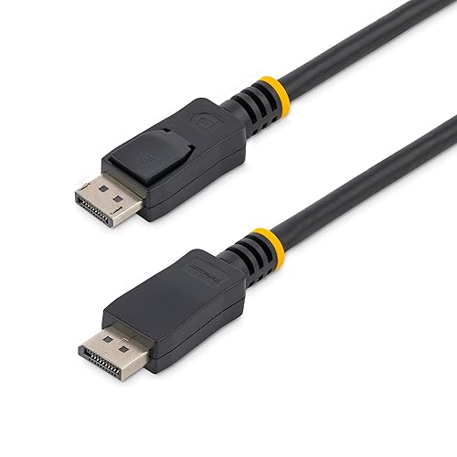 StarTech.com 2m (6ft) DisplayPort 1.2 Cable - 4K x 2K Ultra HD VESA Certified DisplayPort Cable - DP to DP Cable for Monitor - DP Video/Display Cord