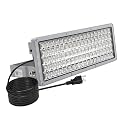 Kekeou LED Stadium Lights with Plug 100W Flood Light Outdoor IP67 Waterproof Arena Lights 14000LM 6500K Adjustable Lighting Angle LED Work Light Super