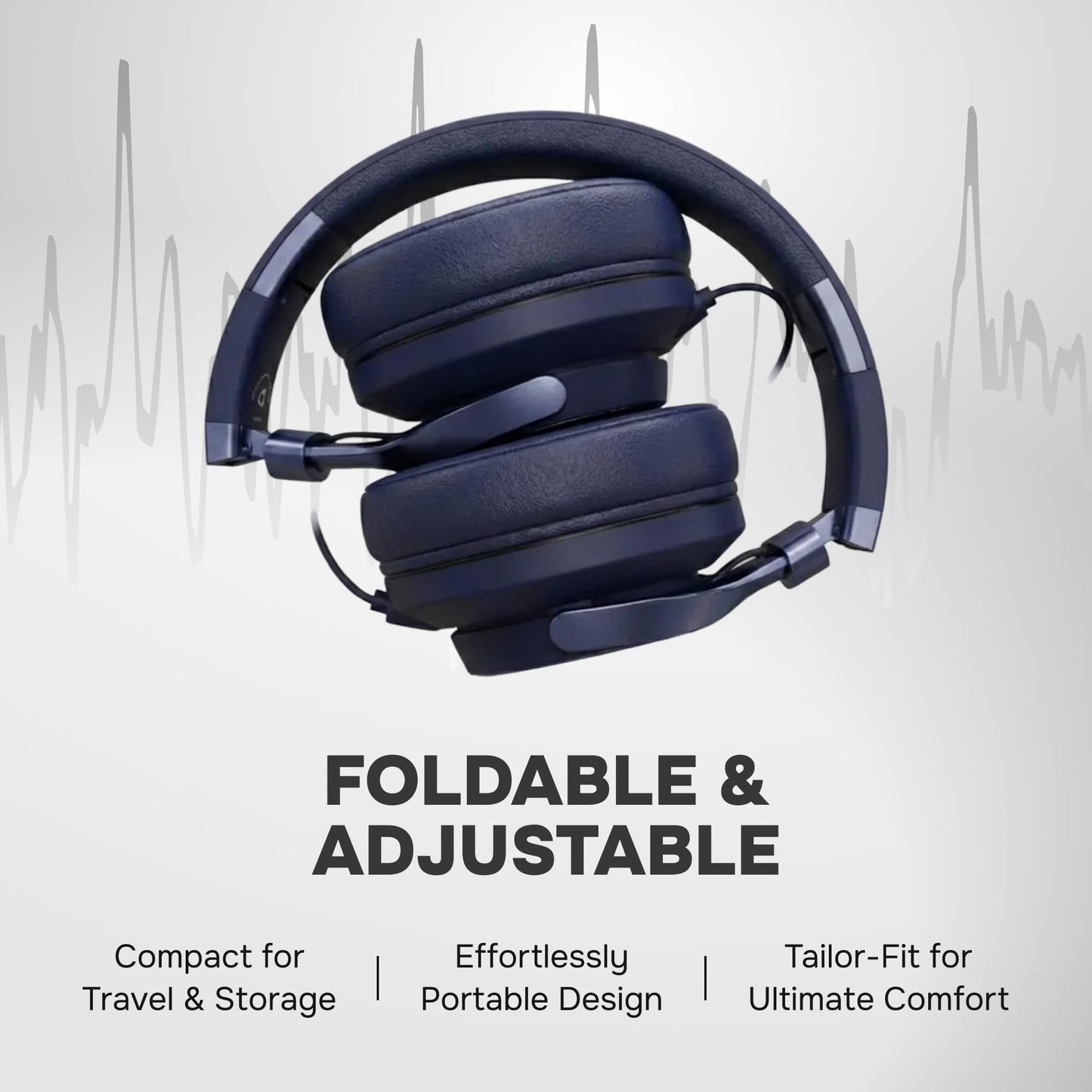 ARTIX CL750 Over Ear Headphones Wired with Mic & Volume Control, Audio with 100% Noise Cancelling Computer Wired, Plug in for Laptop, Dj Corded…