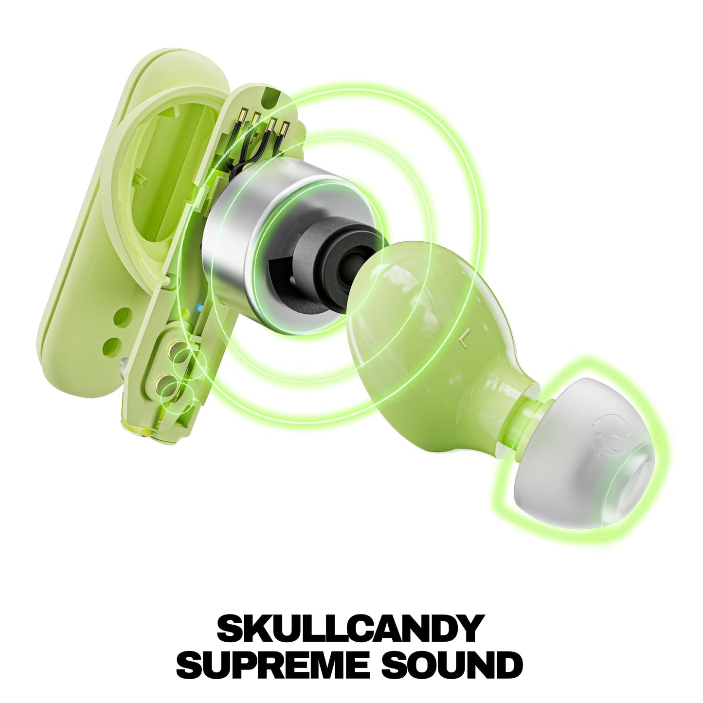 Skullcandy Smokin’ Buds Wireless Noise Isolating Earbuds - Matcha