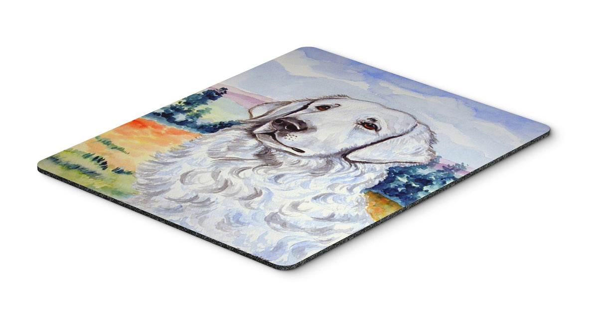 Caroline's Treasures 7058MP Kuvasz Mouse Pad, Hot Pad or Trivet for Home Office Gaming Working Computers Laptop Mouse Mat,Washable Large Mousepad