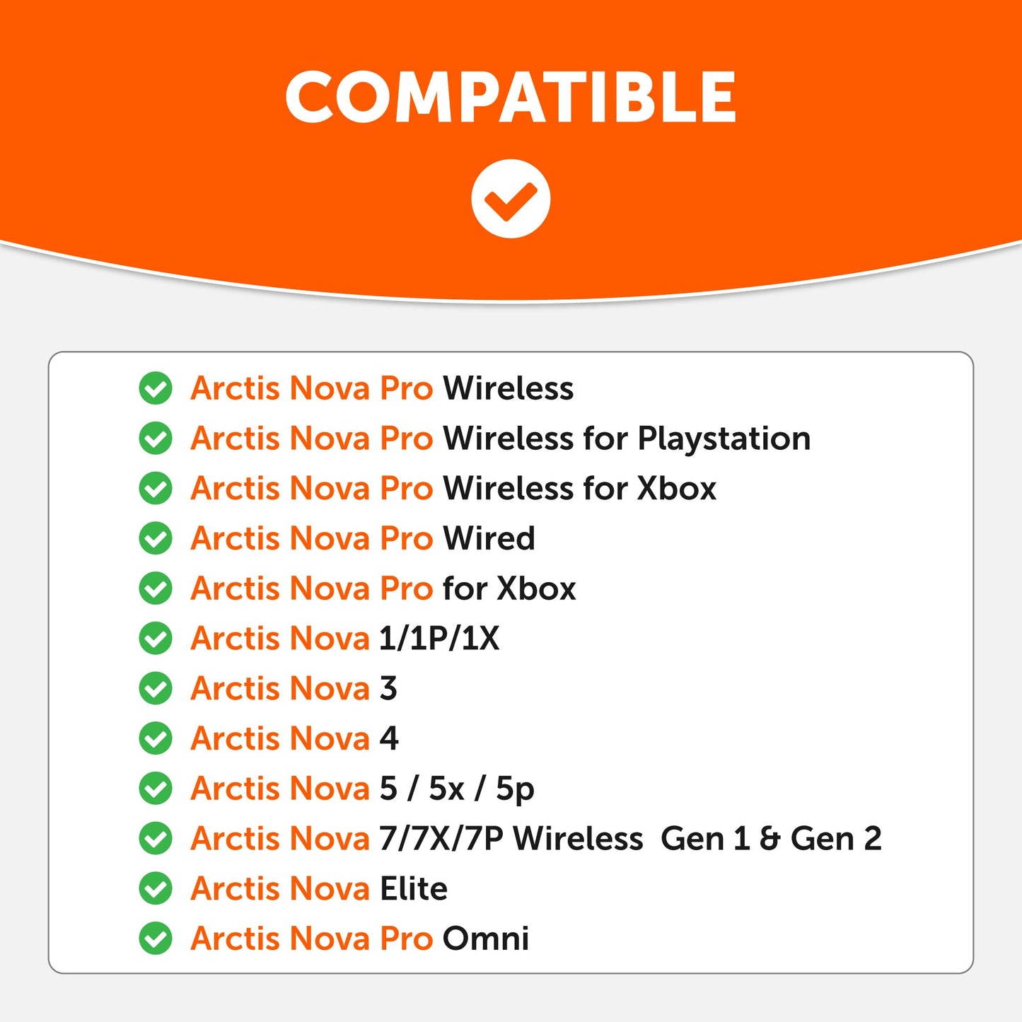 WC HeadbandZ Arctis Nova V2 - Upgraded Wide Silicone Headband Compatible with Arctis Nova Headsets by Wicked Cushions | Wider Weight-Distributing