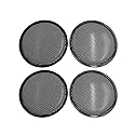uxcell 4pcs 8'' Black Metal Car Speaker Subwoofer Mesh Cover Protective Grill Replacement