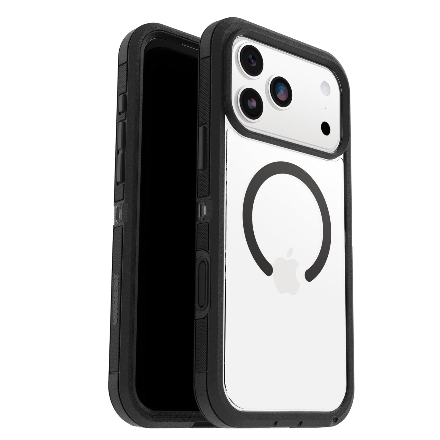 OtterBox iPhone 17 Pro Max Defender Series Pro XT Clear Case - Dark Side - Black - Tough, Rugged & Durable iPhone Case, Snaps on MagSafe