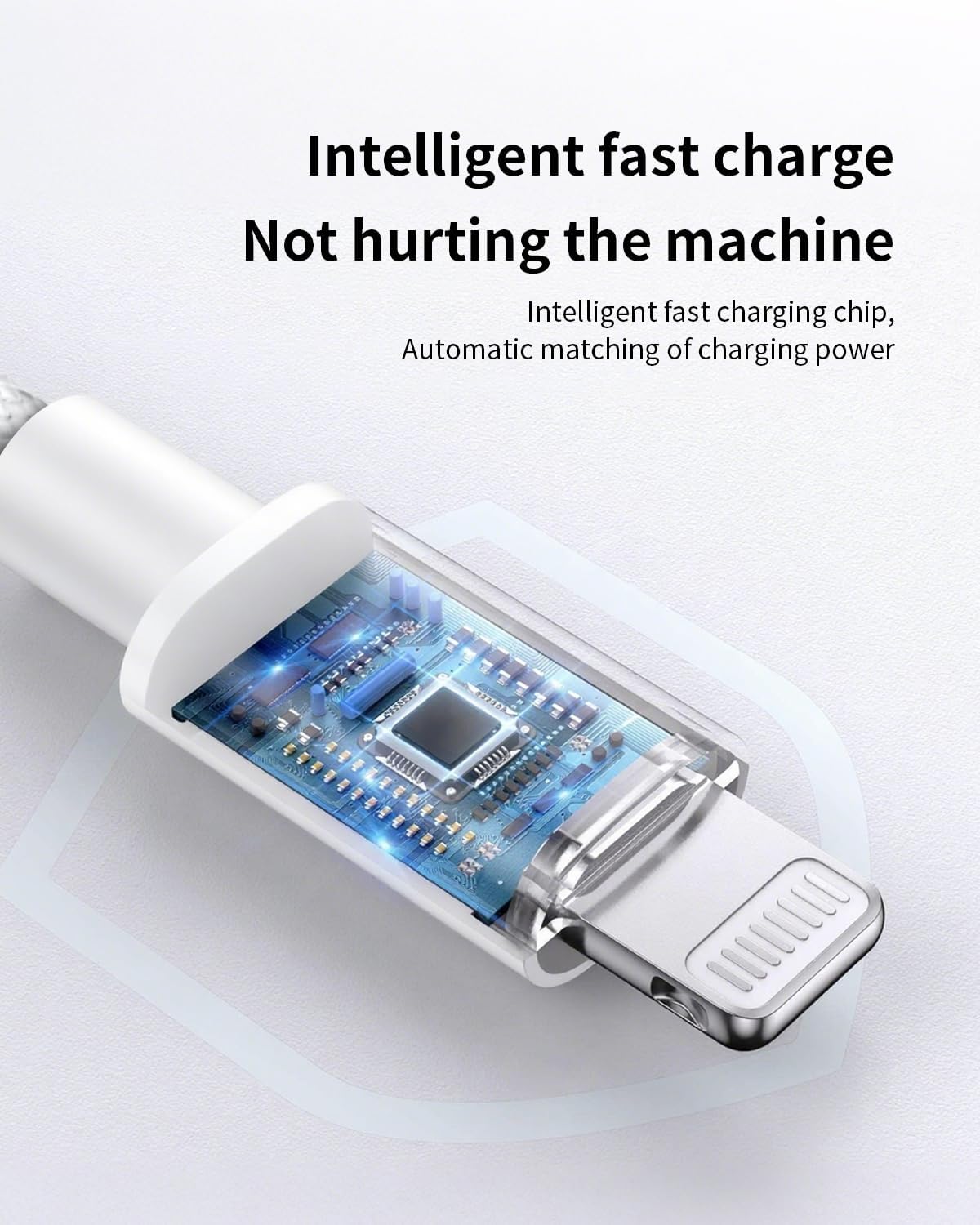 Long iPhone Charger Cable 10FT[Apple MFi Certified], USB C to Lightning Cable Braided Fast Charging iPad Charger Cable iPhone Wire iPhone Charger…
