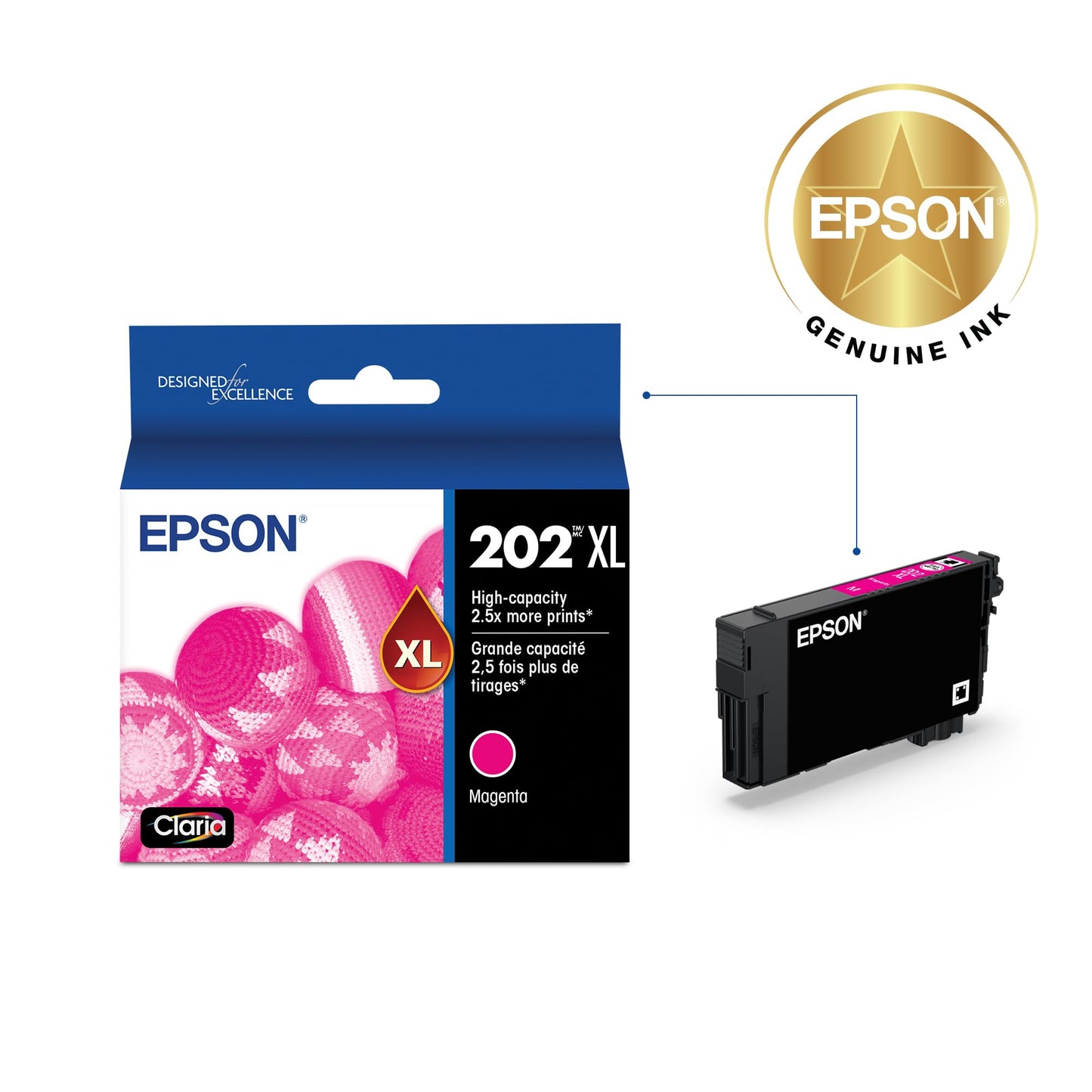 Epson T202XL320 Claria High-capacity Ink Cartridge - Magenta