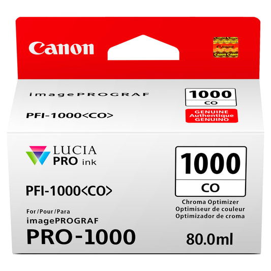 Canon PFI-1000 Genuine Chroma Optimizer Ink Tank, Compatible with ImagePROGRAF PRO-1000 Printers