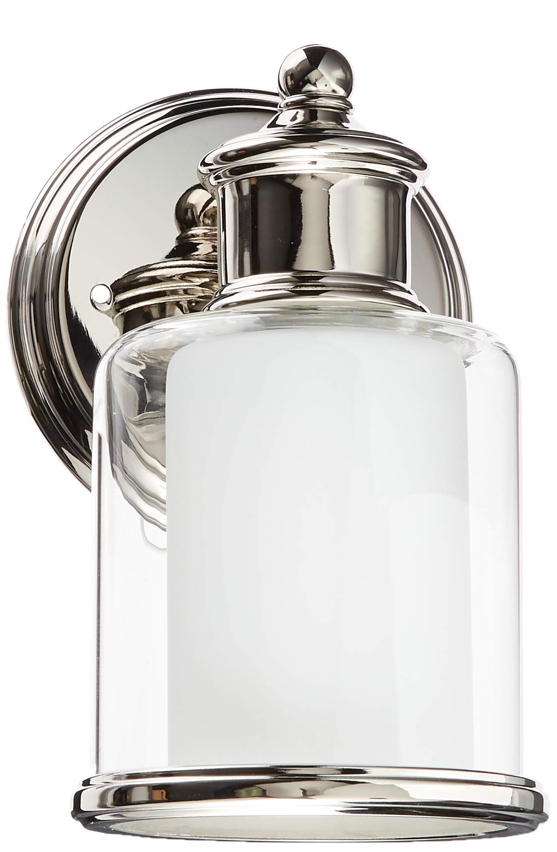 Livex Lighting 40211-35 Middlebush Polished Nickel 1 Light Wall Sconce