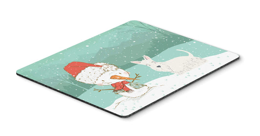 Caroline's Treasures CK2069MP Wheaten Scottish Terrier Snowman Christmas Mouse Pad, Hot Pad or Trivet for Home Office Gaming Working Computers Laptop