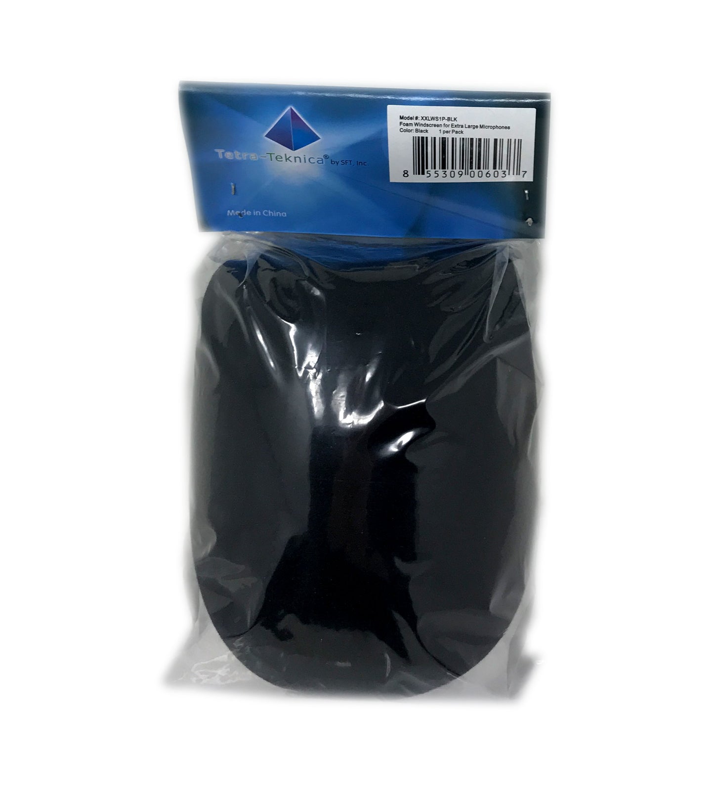 Tetra-Teknica Extra Extra Large Foam Windscreen for MXL GENESIS, Audio Technica, and Other Large Microphones, Color Black
