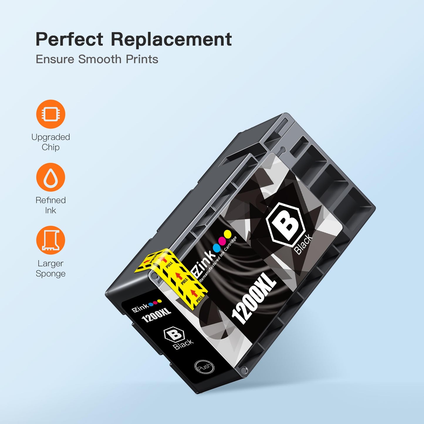 E-Z Ink Compatible Ink Cartridge Replacement for Canon PGI-1200 XL PGI-1200XL PGI1200XL to use with MAXIFY MB2020 MB2320 MB2120 MB2720 MB2350 MB2050