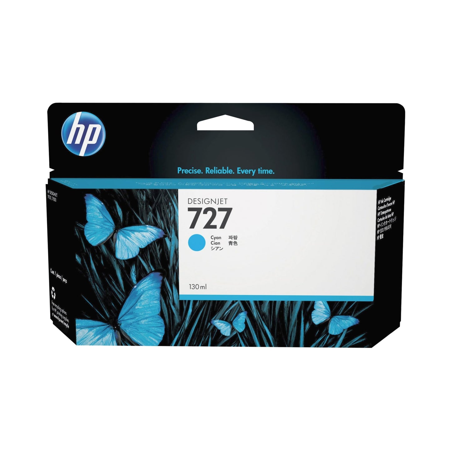 Hewlett Packard HP 727 - dye-Based Cyan - Original - Ink Cartridge