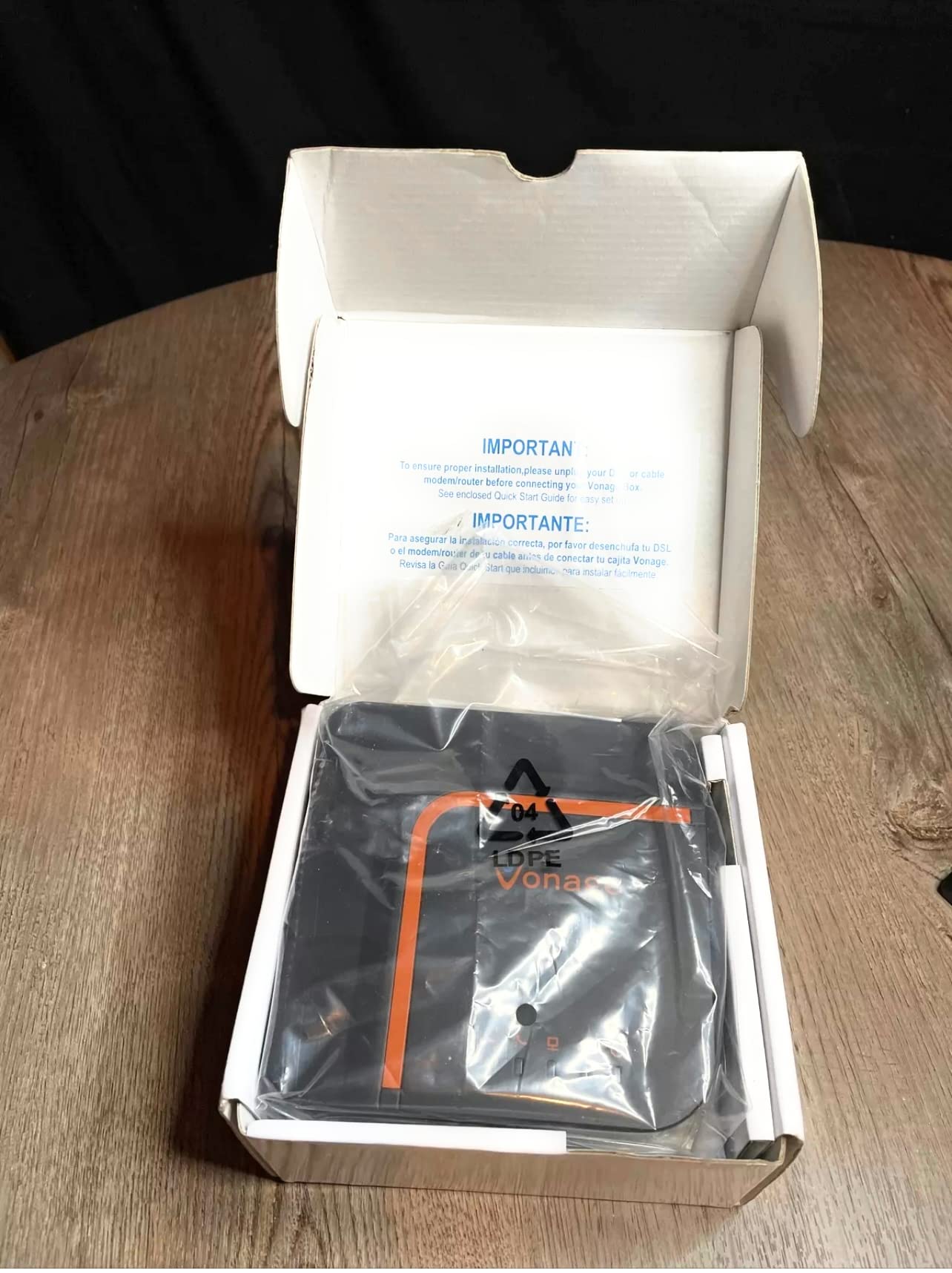 Vonage Digital Phone Service Adapter VDV23-VD