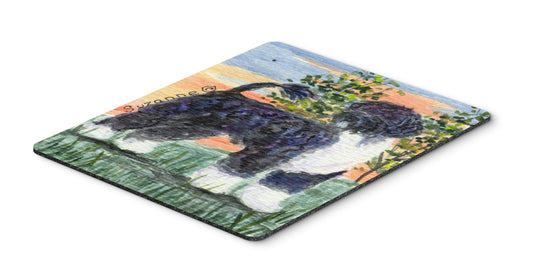 Caroline's Treasures SS8855MP Portuguese Water Dog Mouse Pad/Hot Pad/Trivet, Large, Multicolor