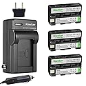 Kastar Battery 3-Pack and Charger for Sony NP-FS11 and CCD-CR1 CCD-CR5 DCR-PC1 DCR-PC2 DCR-PC3 DCR-PC4 DCR-PC5 DCR-TRV1VE Cybershot DSC-F505 DSC-F505V