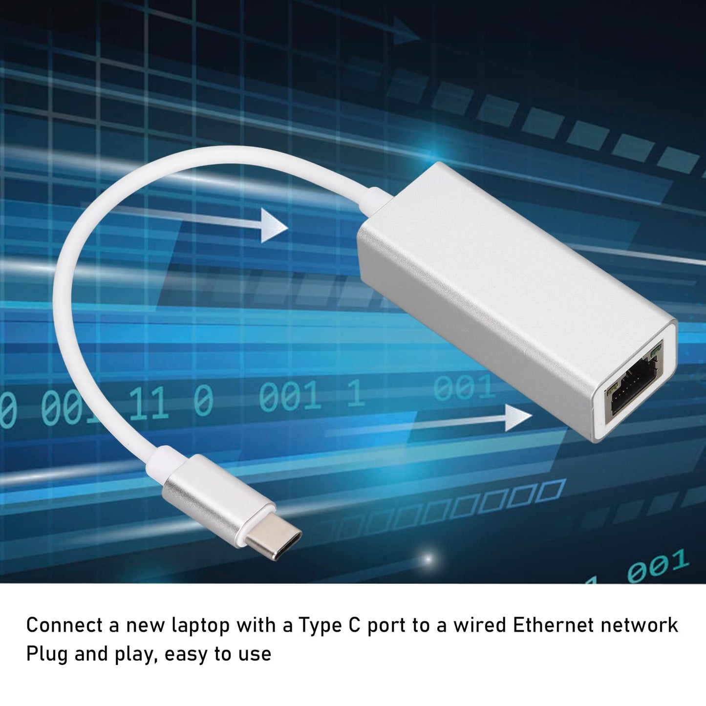 BORDSTRACT USB C to Ethernet Adapter 1000MB