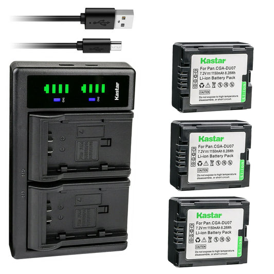 Kastar 3-Pack Battery and LTD2 USB Charger Compatible with Hitachi DZ-BP7, DZ-BP7S, DZ-BP14, BP14R, DZ-BP14S, DZ-BP21S, DZ-BP21SJ Battery, Hitachi
