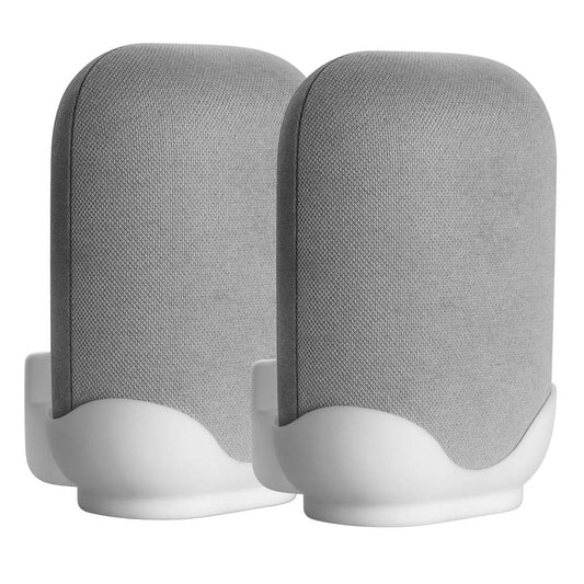 2 Pack Wall Mount Compatible with Google Nest Audio Speaker,Built in Cord Management Easy Install,Stable Stand Google Nest Audio Smart Speaker Holder