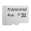 Transcend 4GB microSDHC Micro SD Card C10, Full HD Video Memory Card for Nintendo-Switch/GoPro/Insta360/Surveillance Home Security Camera/Dash