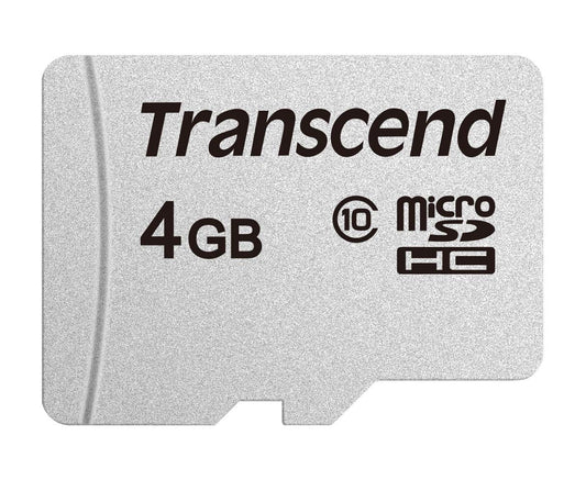 Transcend 4GB microSDHC Micro SD Card C10, Full HD Video Memory Card for Nintendo-Switch/GoPro/Insta360/Surveillance Home Security Camera/Dash