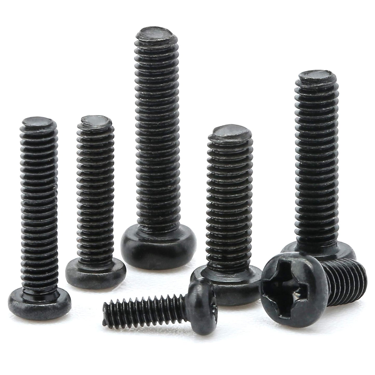 NINDEJIN 650 pcs Laptop Screw Kit, Replacement Computer Notebook Miniature Screws, M1.4 M1.7 M2 M2.5 M3 Note PC Motherboard Round Pan Head Phillips