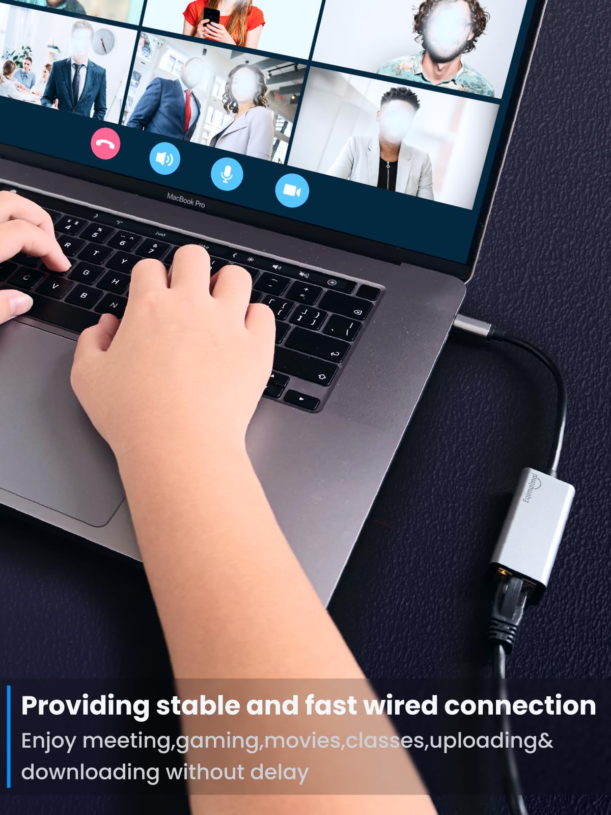 USB C to ethernet Adapter,Ethernet to USB c,TypeC to RJ45 Ethernet Adapter 1Gbps Gigabit Ethernet Compatible for MacBook Pro/Air,Dell
