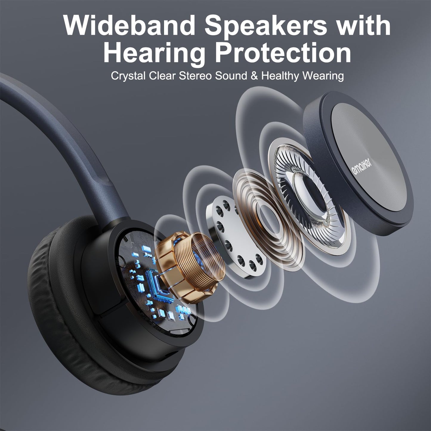 EMAIKER Cisco Landline Phone Headset One Ear Office Wired Telephone Headset with RJ9 Jack Works for Cisco CP-7841 7931G 7940 7941G 7942G 7945G 7960