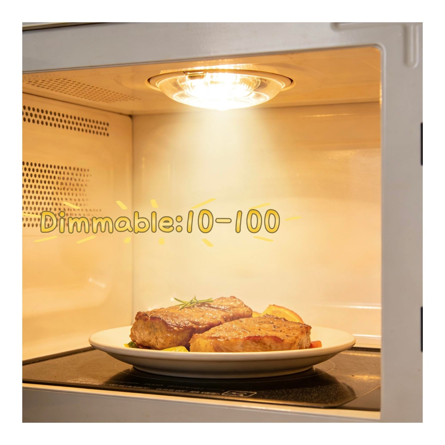 IWOPAN 40W Oven Light Bulb Replace-40W Shatterproof Replacement Compatible with Hatco 02.30.265 - 120V / 130V - 02.30.265.00, 02.30.265, 02.30.265.12