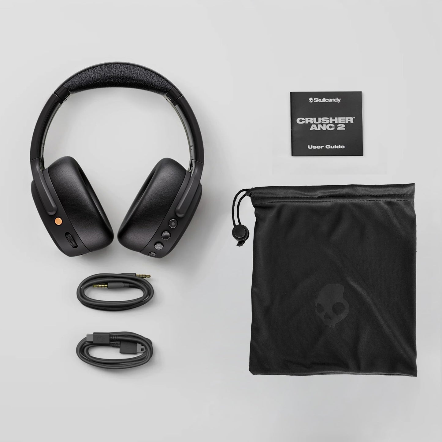 Skullcandy Crusher ANC 2 Wireless Over-Ear Bluetooth Headphones with Multi-Sensory Bass, Active Noise Cancelling, Up to 60 Hours Battery, Microphone…