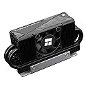 Thermalright HR10 2280 PRO Black SSD Heatsink Cooling,Double-Sided Heat Sink, with Small and High Speed PWM Fan,Thermal Silicone Pad for 2280 SSD PC